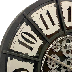 Настенные часы с шестеренками CRK-500-G Galaxy