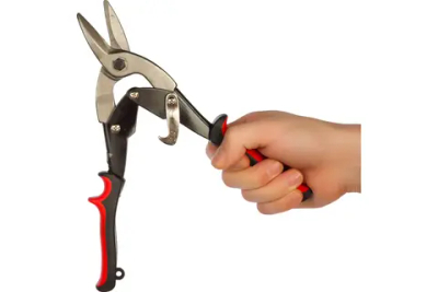 Ножницы по металлу, 250 мм, пряморежущие, обрезиненные рукоятки// Matrix (Матрикс)