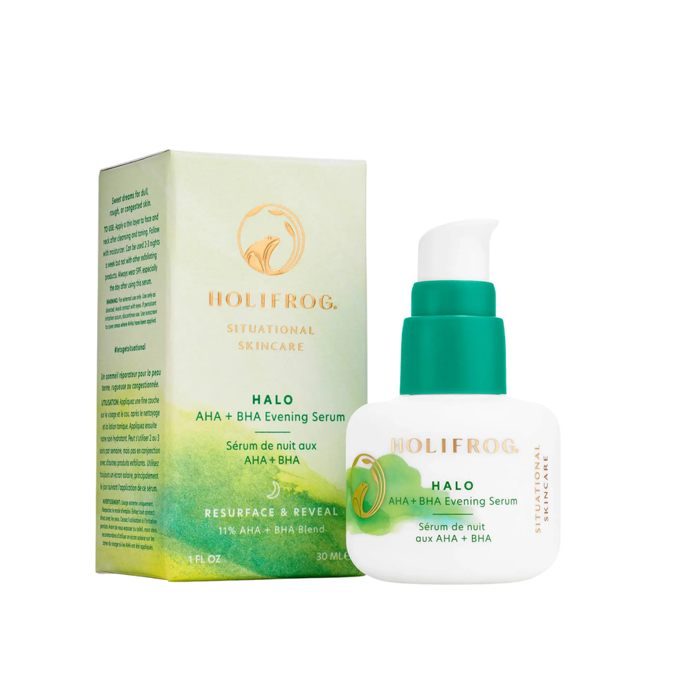Ночная сыворотка для лица с кислотами HOLIFROG Halo AHA + BHA Evening Serum