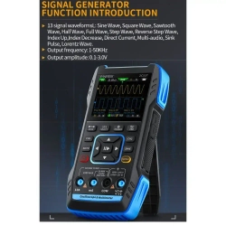 Осциллограф FNIRSI 2C53T, 1 щуп 10х в комплекте