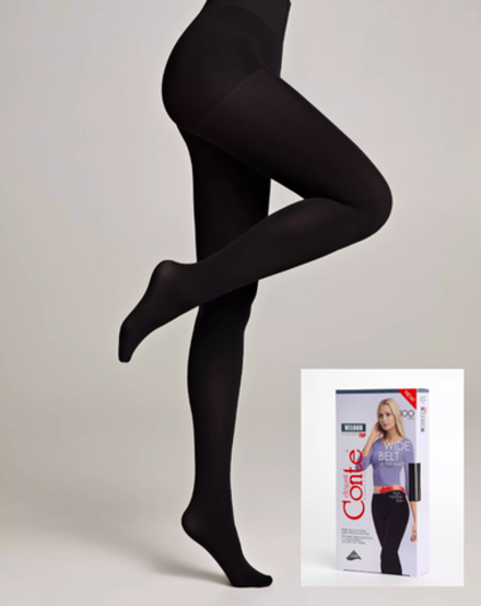 CONTE VELOUR TOP 100 Lycra® Матовые Колготки женские с регулируемой посадкой