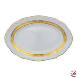 Блюдо овальное Repast Матовая полоса Мария-тереза 38 см 1шт