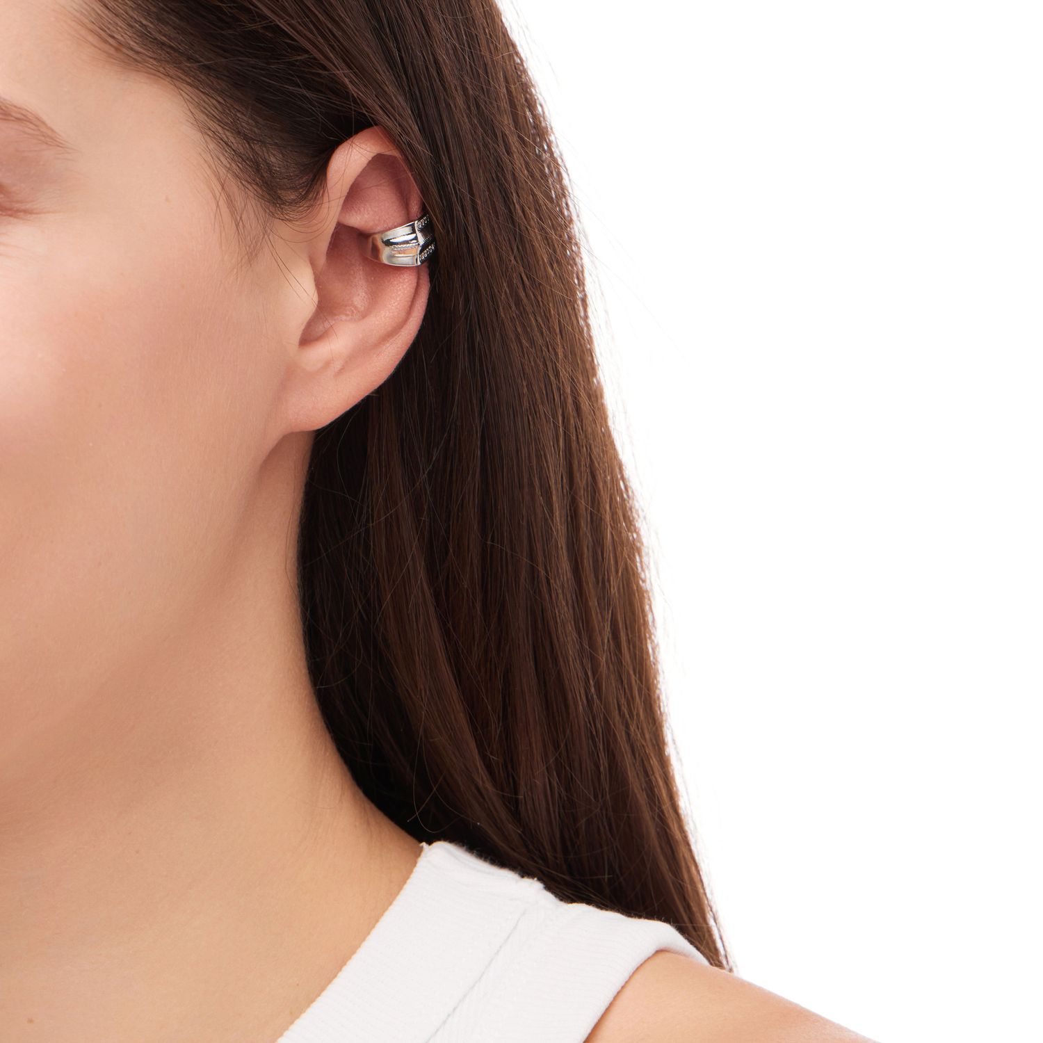 Кафф Signet Crystal Cuff - Silver