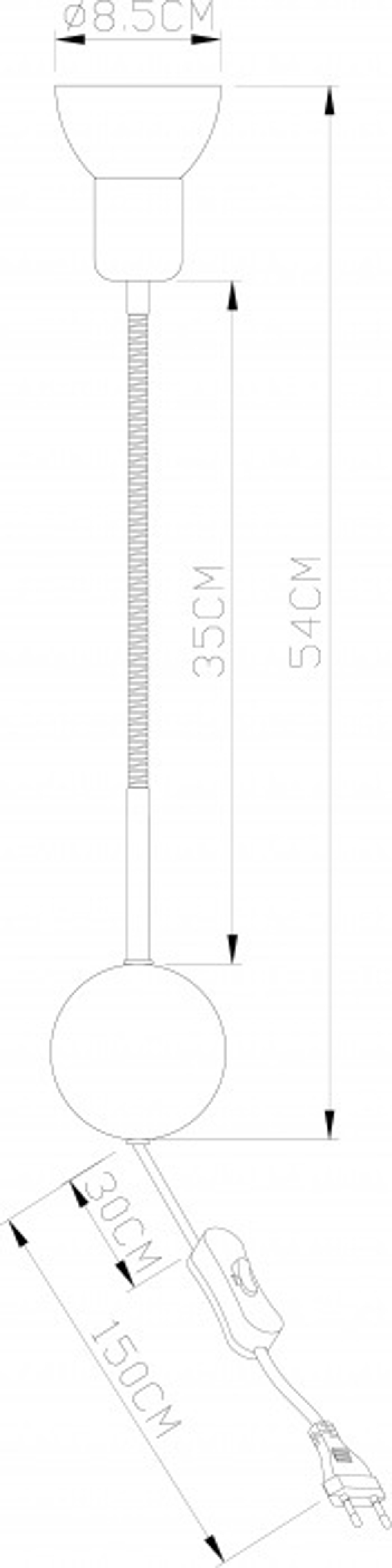 Настенный светильник Arte Lamp FALENA A3116AP-1BK
