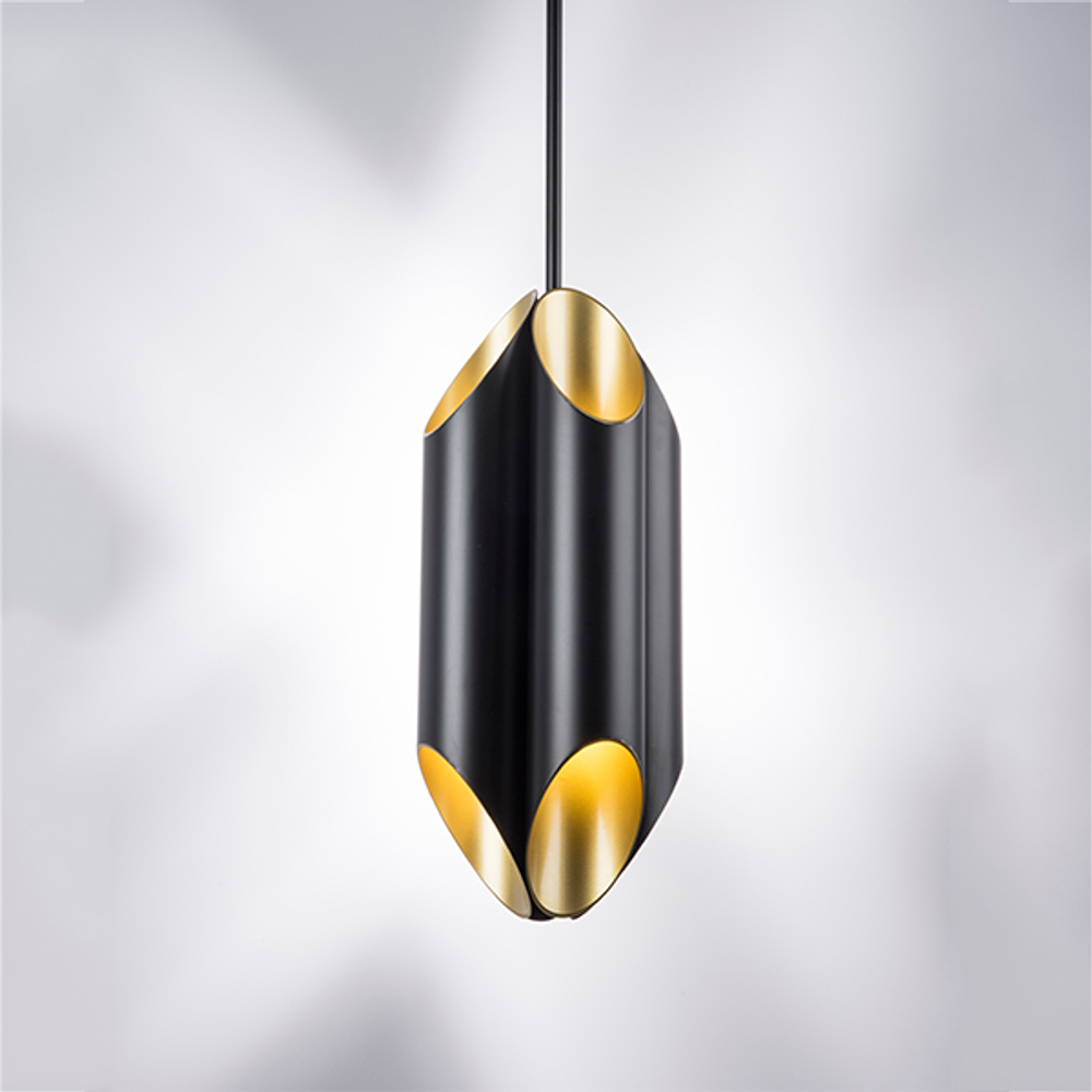 720087 Люстра SIENA 8х40W G9 ЧЕРНЫЙ/ЗОЛОТО