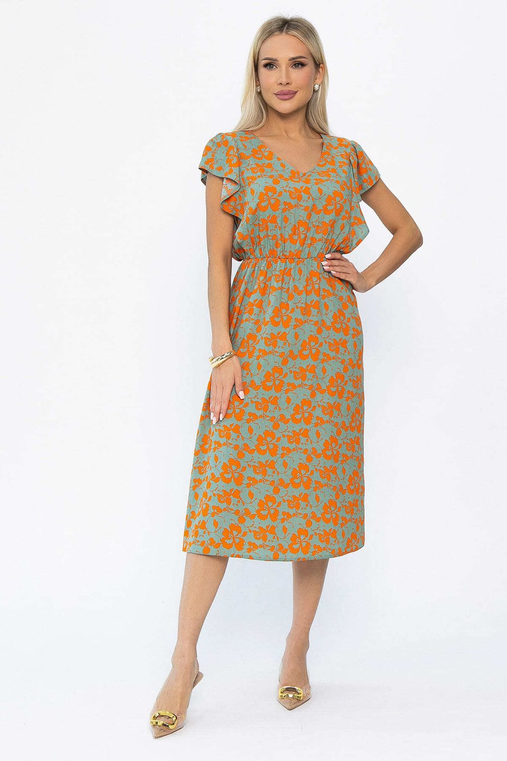 Платье Айлана (оранжевое) П13933-35М LT Collection