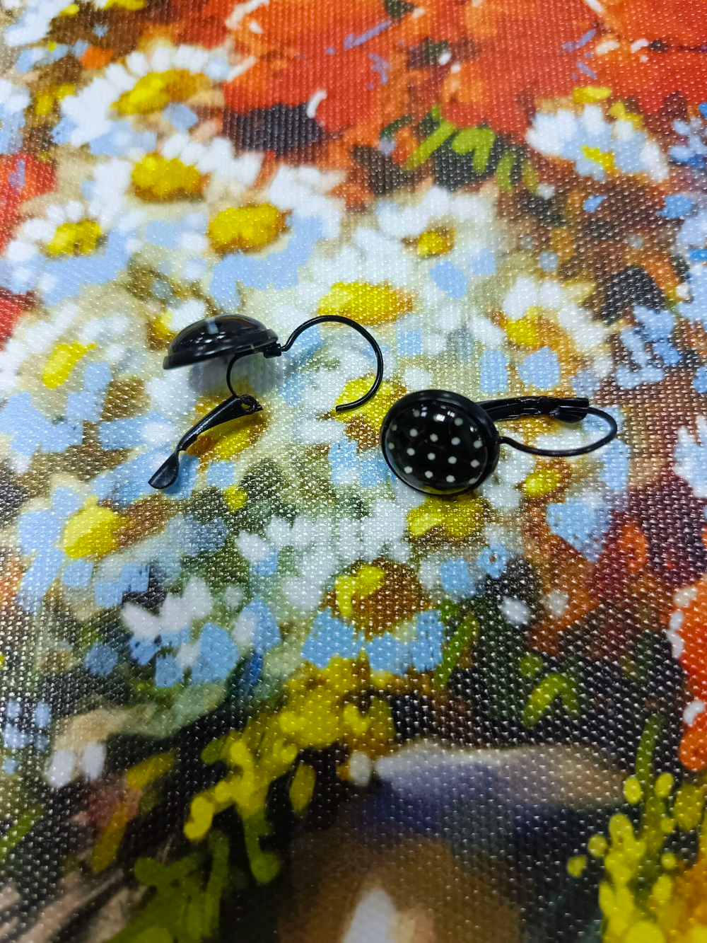 Серьги с кабошонами. Ручной работы.