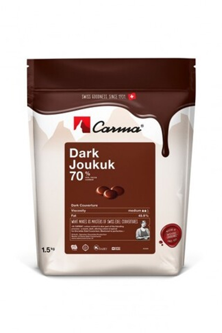 Шоколад Carma горький Dark Joukuk 70%, 250г