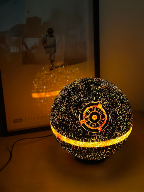 Светильник - Звезда Смерти (30 см)