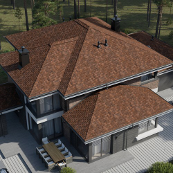 Черепица битумная гибкая Tegola COMFORT SANREMO Pelle 227