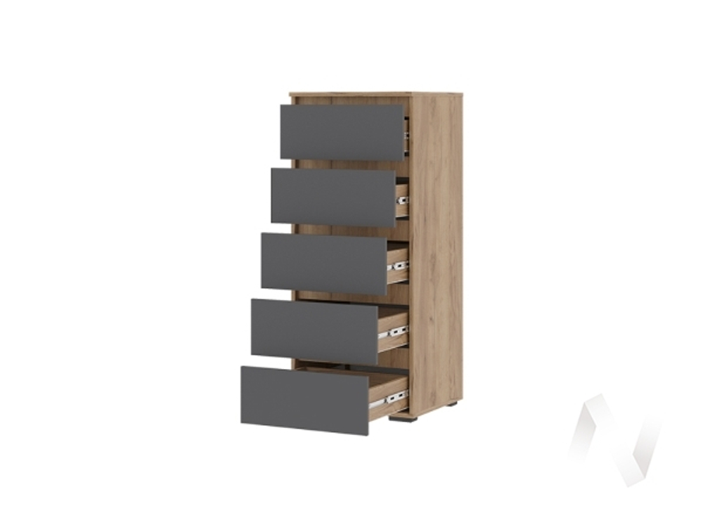 Комод 502 5 ящиков КМ 03 МС Хелен ЛДСП