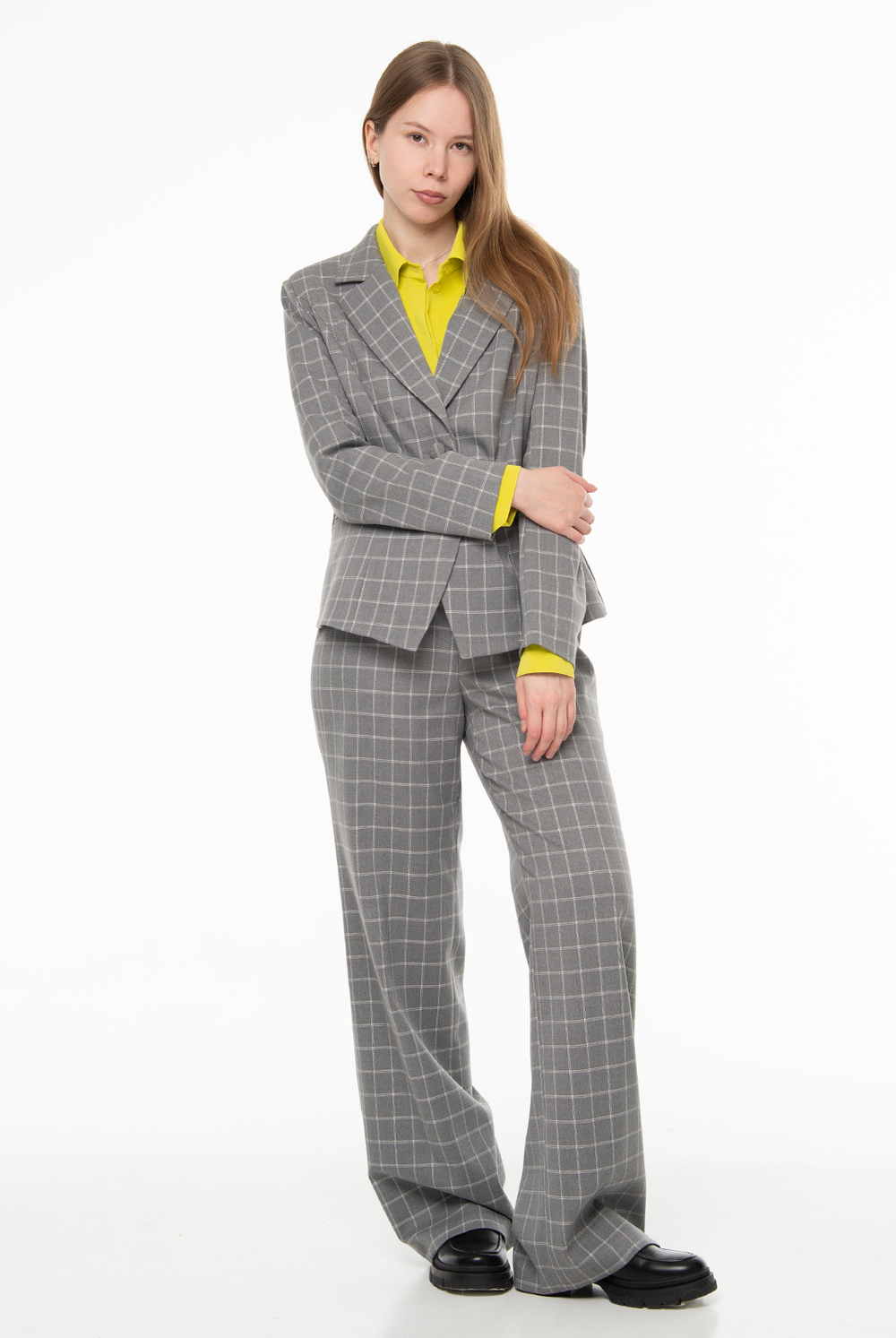 Жакет женский 4547зпа, клетка #406Кн044547зпа