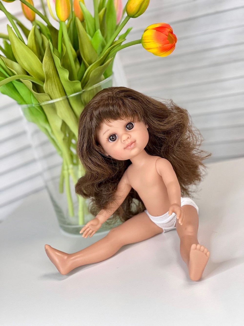 Кукла BERJUAN виниловая 35см My Girl без одежды (2889)