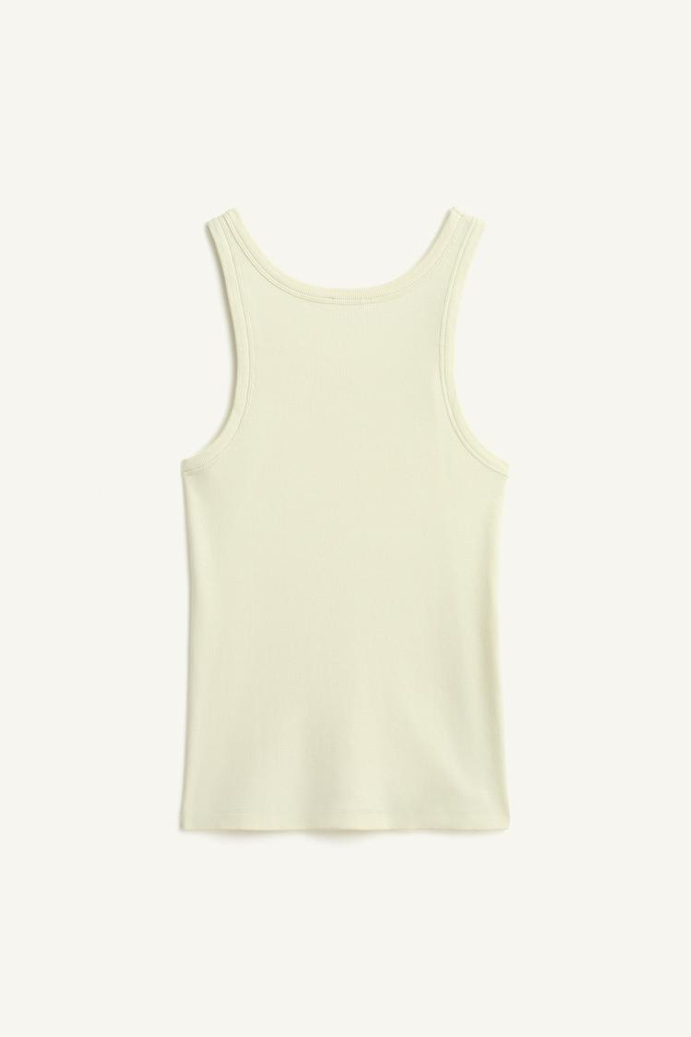 ZARA ТОП В РУБЧИК ИЗ ХЛОПКА, МЯТНЫЙ