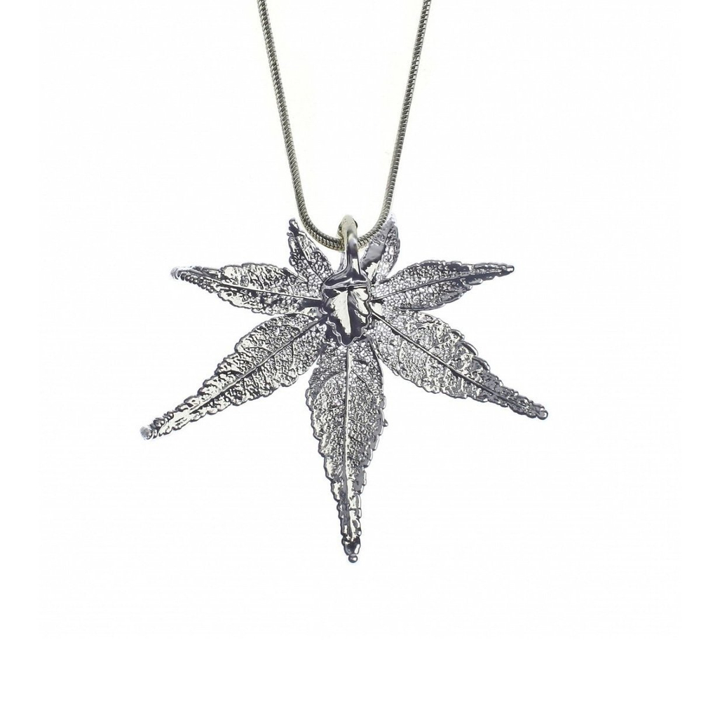 Колье лист Ester Bijoux Японский Клён LF55A-S BW