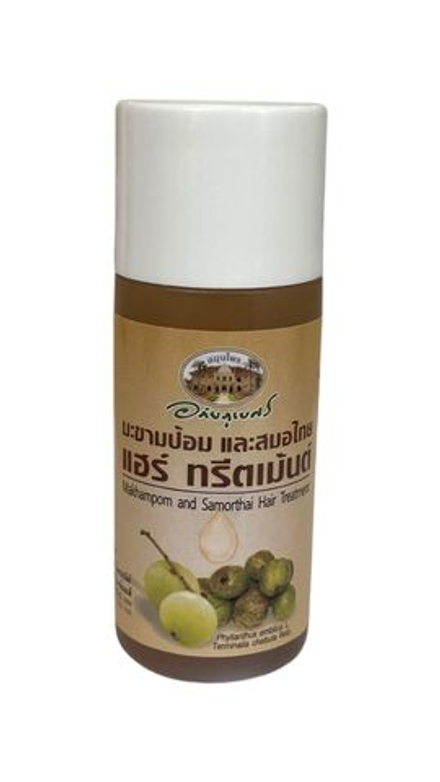 Abhai, Аюрведическое тайское народное средство для лечения корней волос и кожи головы 45 мл.