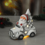 Сувенир новогодний с подсветкой "Дед Мороз" 11*7*11см, батарейки в комплекте