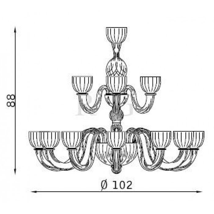 Люстра Zonca Soffio 32376