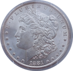 1 Доллар Morgan 1881 СС
