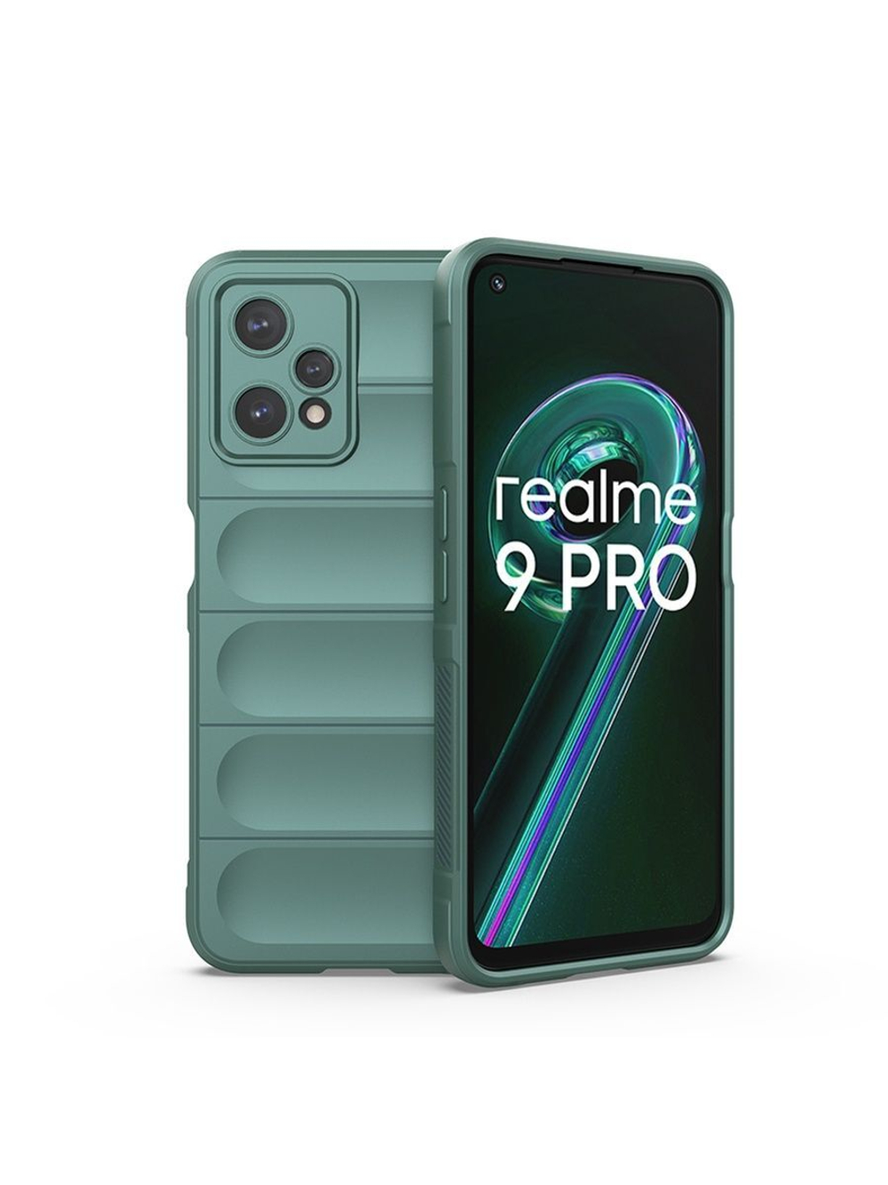 Противоударный чехол Flexible Case для Realme 9 Pro+