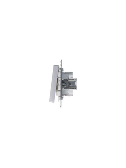 Переключатель перекрестный 1-кл. СП AtlasDesign 10А IP20 (сх. 7) 10AX механизм алюм. SE ATN000371