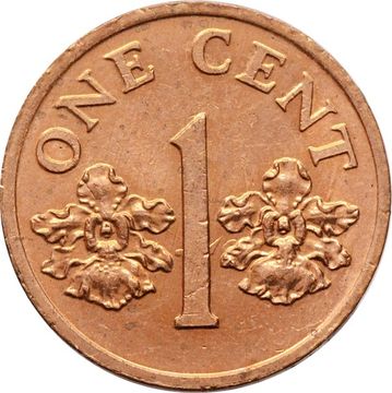 1 цент 1992-2009 Сингапур