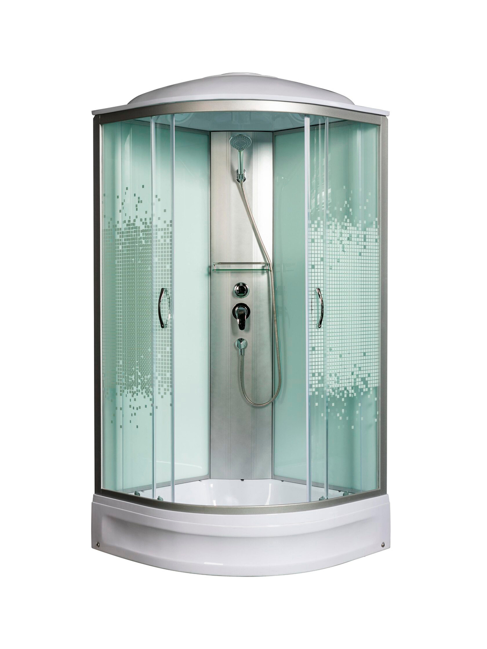Душевая кабира  МОНОМАХ 10000005757 80/24 С МЗ, 800х800х2100, полукруг