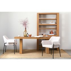 Стул Aline, шенилл, молочный