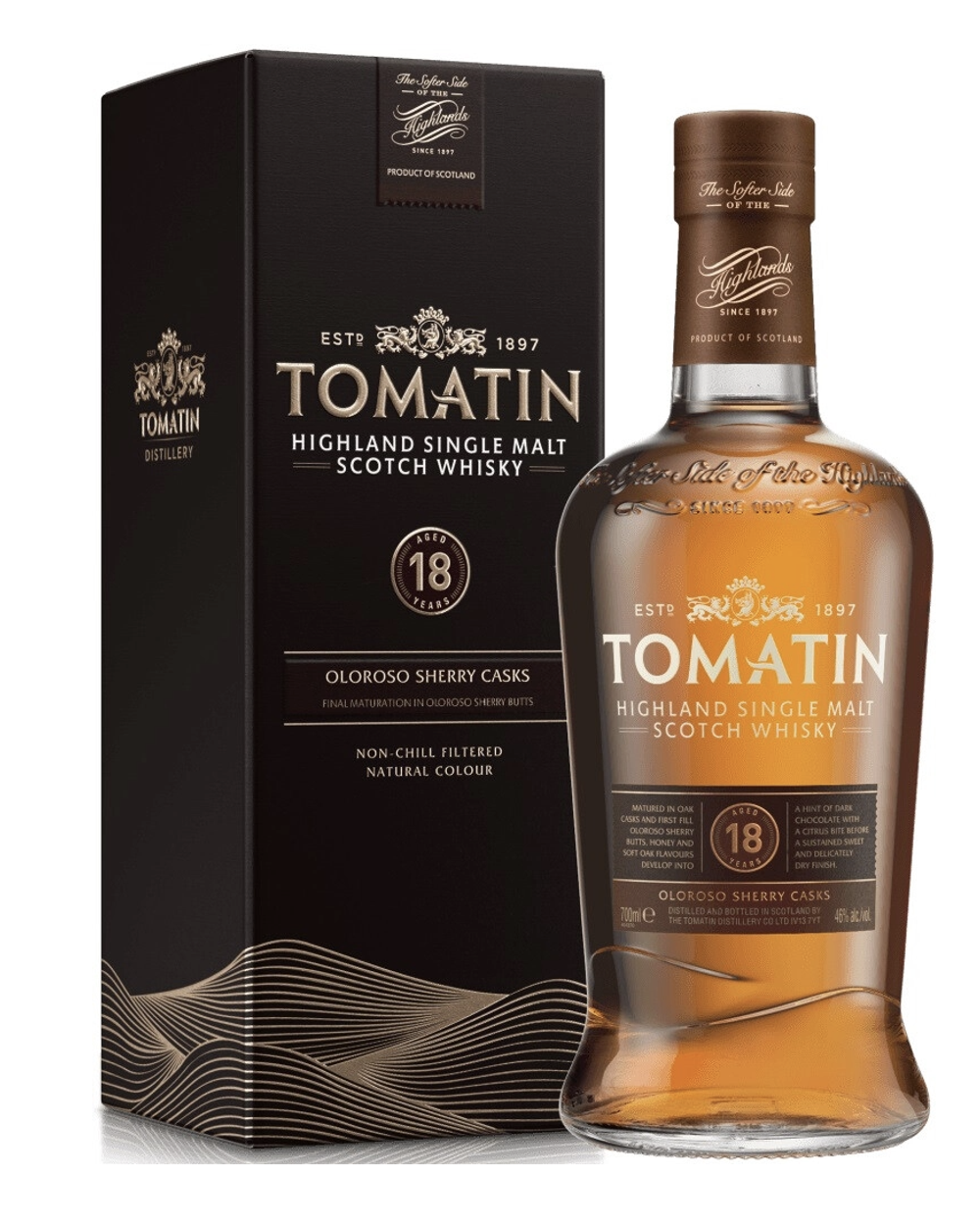 Виски Tomatin 18 Years Old, 0.7 л.