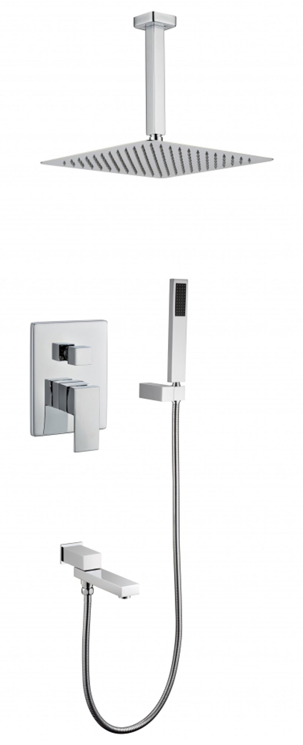 Душевая система скрытого монтажа Grocenberg GB5089CR-2 Хром