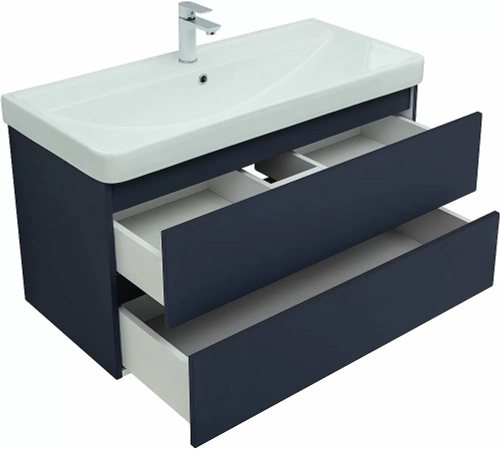 Тумба с раковиной Aquanet Вега 2.0 337945/323884 100 маренго