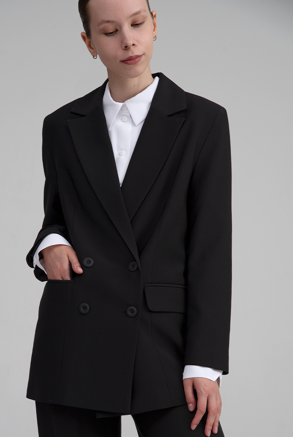 Жакет женский 4031АП, черный #70Ч044031АП