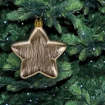 Шары новогодние ёлочные "Pearl River" НАБОР 43 предмета, пластик, золото/перламутр, ЗОЛОТАЯ СКАЗКА, 591129