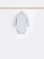 Боди с длинным рукавом для малышей Next N95-337, 5 шт., Бежевый, Салатовый, Голубой