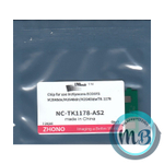 Чип UNItech для картриджа Kyocera TK-1178, ECOSYS M2040/M2540/M2640 (7.2K, Asia Pacific) Zhono