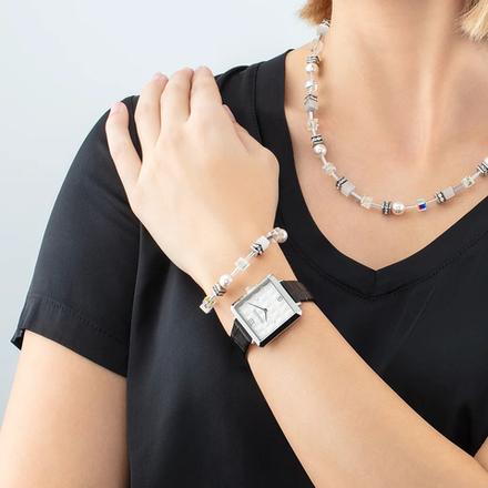 Браслет Coeur de Lion White-Silver 4081/30-1417