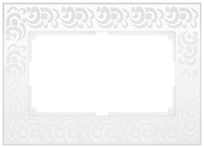 Рамка WERKEL Flock для двойной розетки (белый) WL05-Frame-01-DBL-white