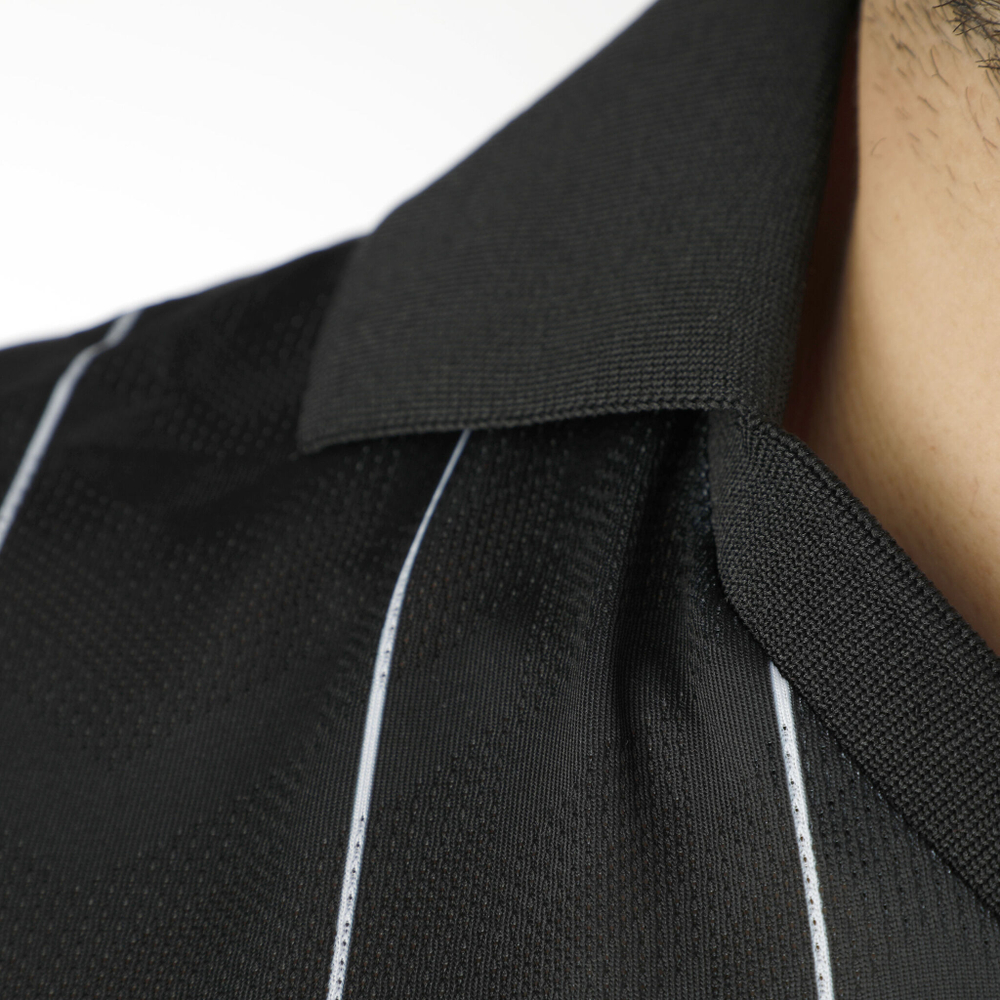 Мужское теннисное поло Tennis-Point Stripes Polo Special Edition Men - Black, White