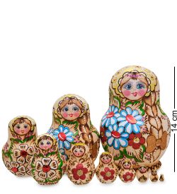 Народные промыслы МР-24/ 10-B Матрешка 10м «Клавдия»