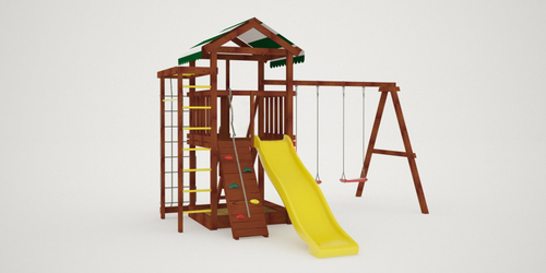 Детский игровой комплекс Мастер-5 (Махагон) 4 сезона