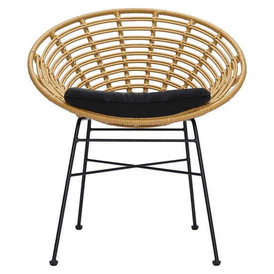 Стул vetle round, ротанг