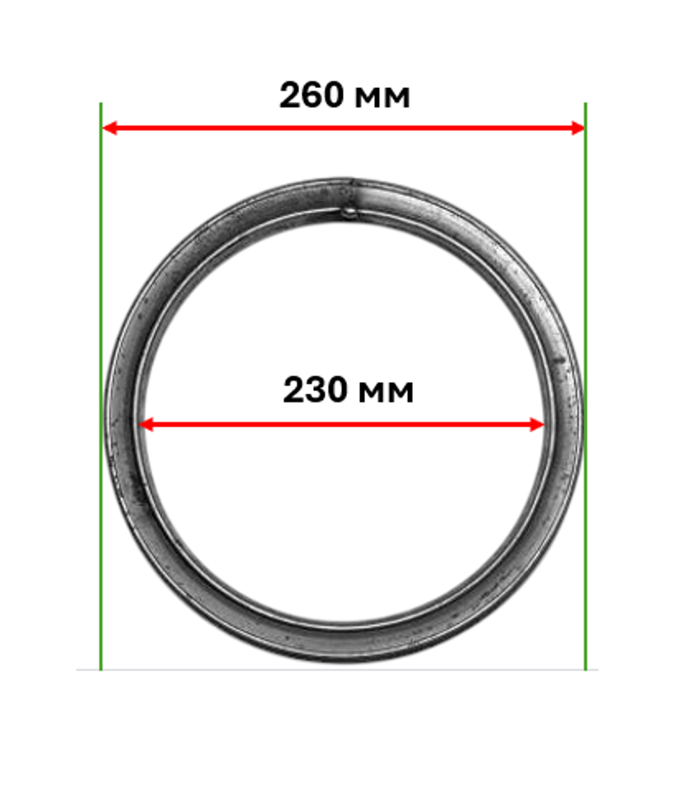 кованый элемент кольцо D 260