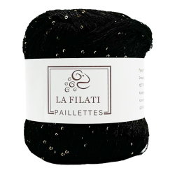 Пряжа Paillettes, 50г, 275м, 100%полиэстер (цена за 1 шт)