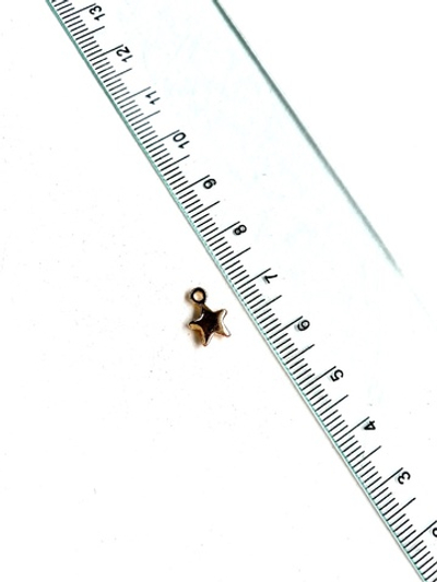 10720-з Подвеска "Звезда" 10*7 мм, с петелькой, позолота