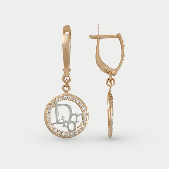 Серьги золотые