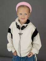 Худи для девочки с завязками в школу