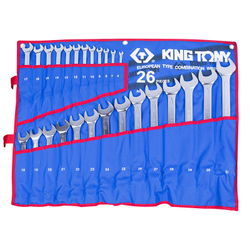 KING TONY (1226MRN) Набор комбинированных ключей, 6-32 мм, 26 предметов