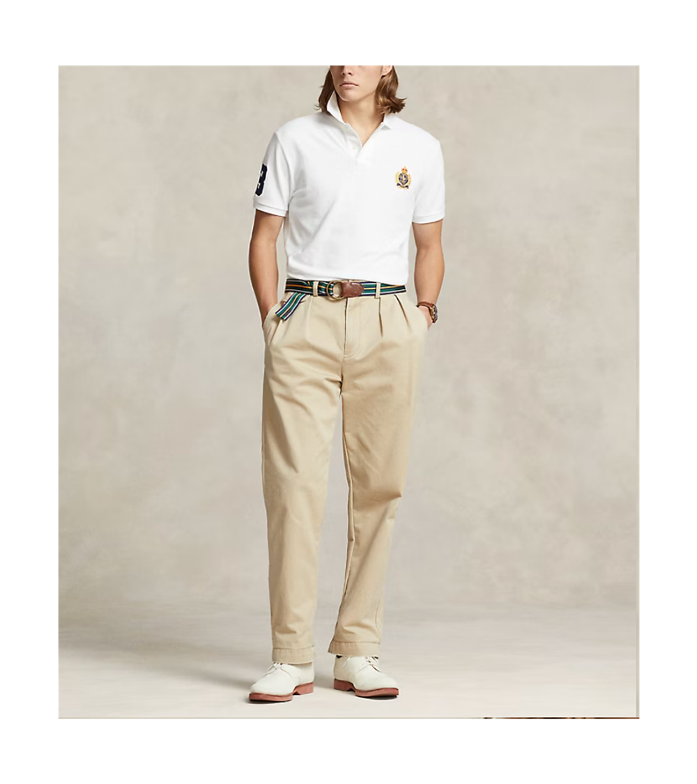 Рубашка-поло Classic Fit Triple-Pony Mesh Polo Ralph Lauren