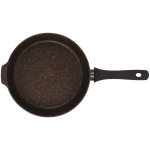 Сковорода глубокая 26см с ручкой «Грация» (черный/золото) сгчз260а