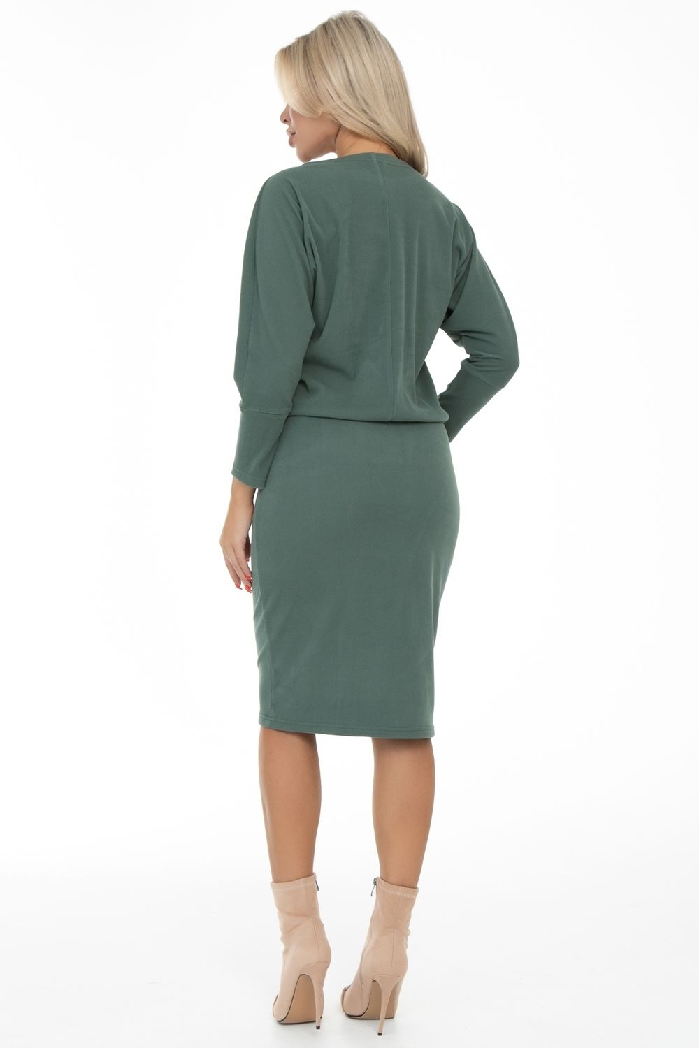 Платье Осеннее настроение (олива) Diolche (Акция)